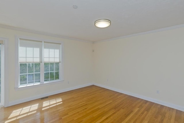 61 Providence Rd Unit 4, Grafton, MA 01519 - empty room featuring crown molding, light wood finished floors, and baseboards