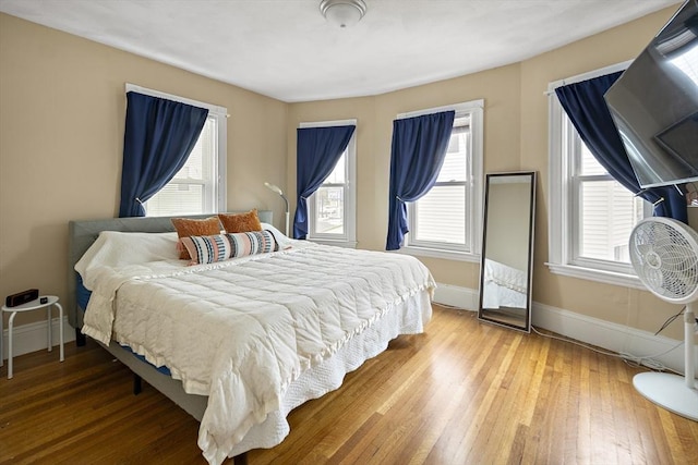 1 Elwood St, Everett, MA 02149 - bedroom featuring wood-type flooring and baseboards