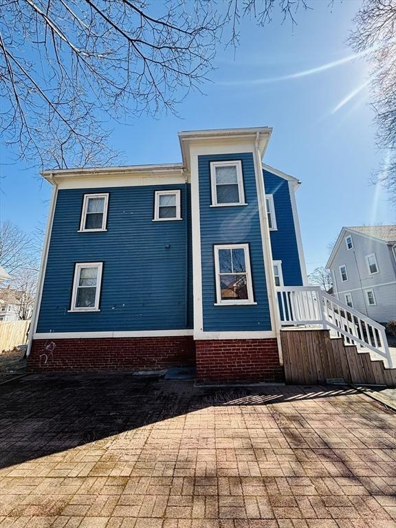 view of rear view of property