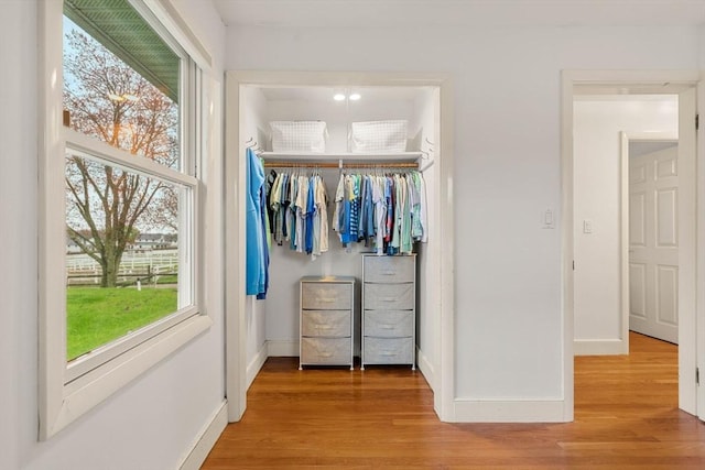 view of closet