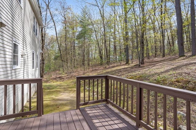 view of deck