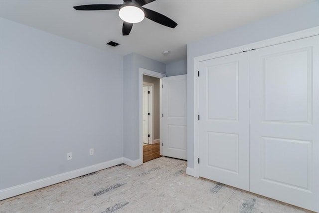 116 Homestead Ave, Springfield, MA 01151 - unfurnished bedroom featuring a closet and a ceiling fan