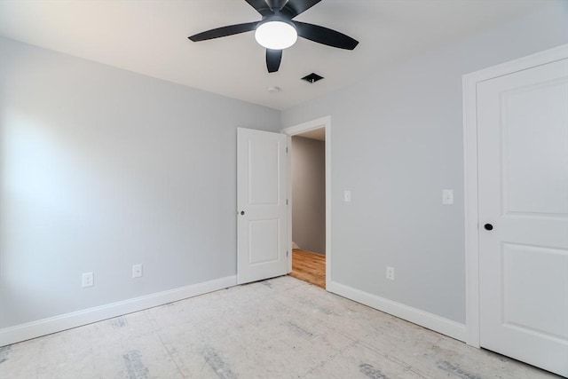 116 Homestead Ave, Springfield, MA 01151 - unfurnished bedroom with baseboards and a ceiling fan