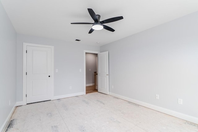 116 Homestead Ave, Springfield, MA 01151 - unfurnished bedroom featuring baseboards and a ceiling fan