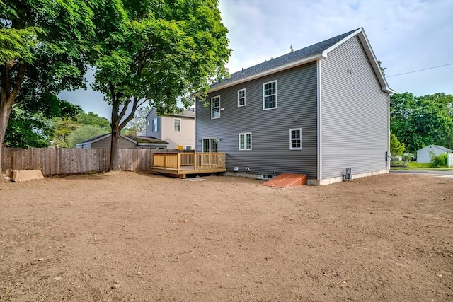 116 Homestead Ave, Springfield, MA 01151 - rear view of property featuring a deck