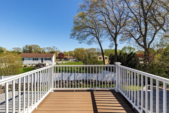 8 Whispering Hill Rd, Woburn, MA 01801 - view of wooden terrace