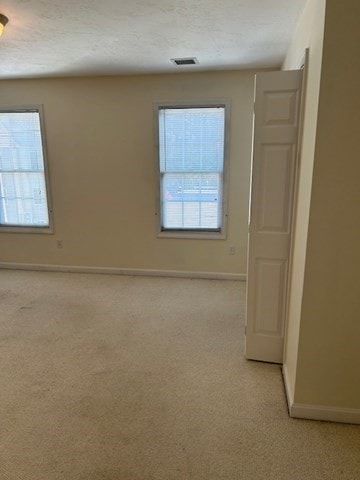 carpeted spare room featuring a healthy amount of sunlight