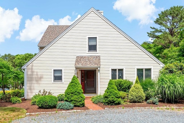 view of front of property