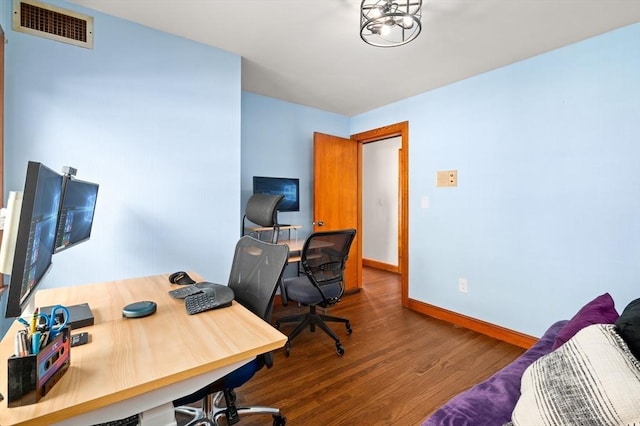 58 Spring St, Wakefield, MA 01880 - office featuring wood finished floors and baseboards