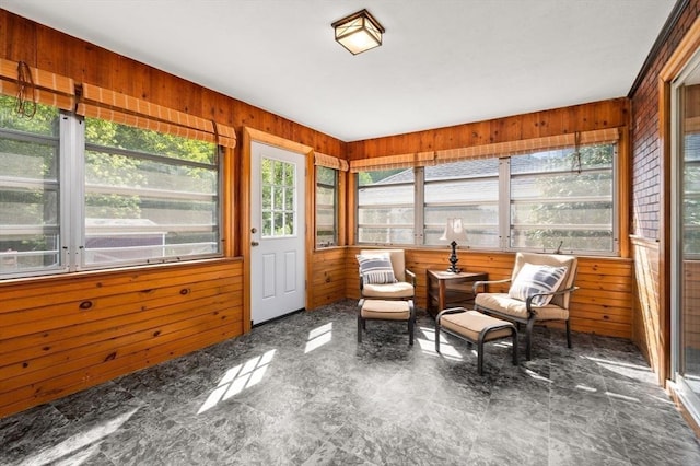 58 Spring St, Wakefield, MA 01880 - sunroom / solarium featuring wooden walls