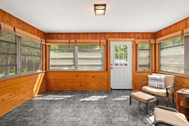 58 Spring St, Wakefield, MA 01880 - sunroom / solarium featuring wood walls