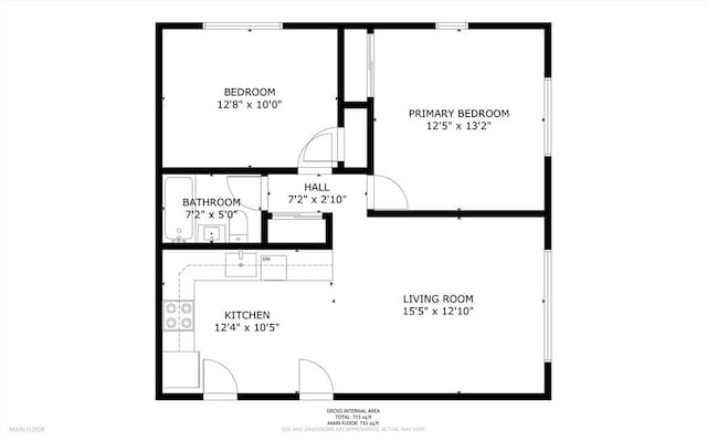 51 Warren St Unit 2-2, Waltham, MA 02453 - view of layout