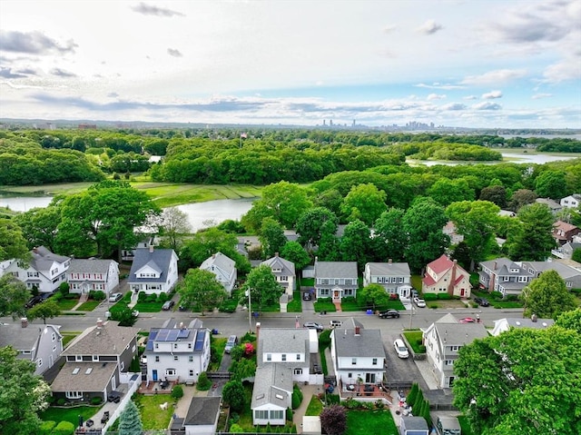 33 Samoset Ave, Quincy, MA 02169 - aerial view of residential area featuring a large body of water and a tree filled landscape
