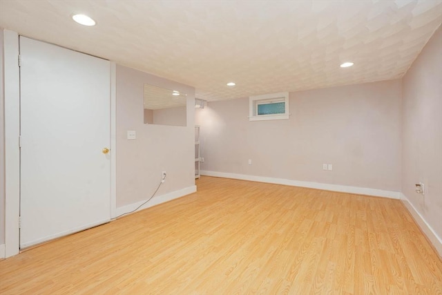 33 Samoset Ave, Quincy, MA 02169 - finished basement featuring wood finished floors, recessed lighting, and baseboards