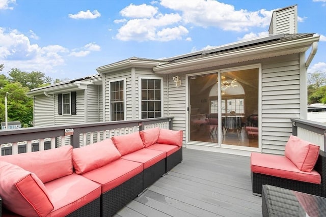 2 Pinebrook Ln, Worcester, MA 01609 - wooden deck with an outdoor hangout area