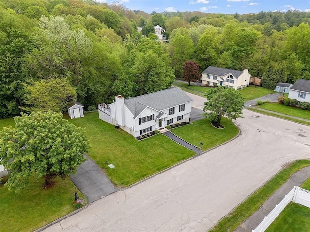 2 Pinebrook Ln, Worcester, MA 01609 - view of subject property featuring a heavily wooded area
