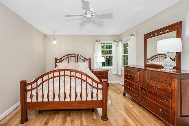 10 Shea Cir, Burlington, MA 01803 - bedroom featuring light wood-type flooring and a ceiling fan