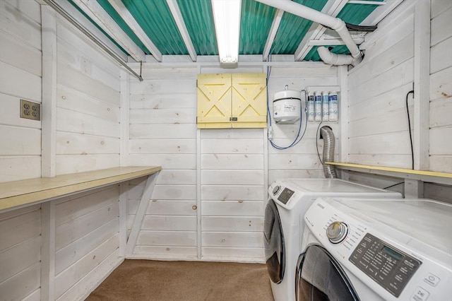 10 Shea Cir, Burlington, MA 01803 - washroom featuring separate washer and dryer and carpet flooring