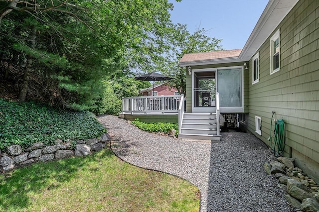 10 Shea Cir, Burlington, MA 01803 - view of yard with a deck
