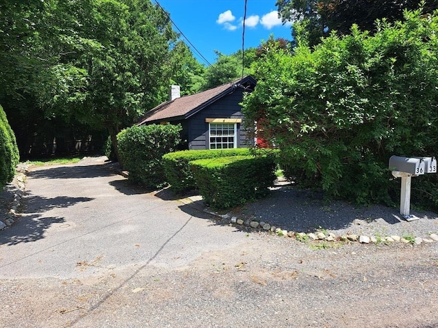 view of home's exterior