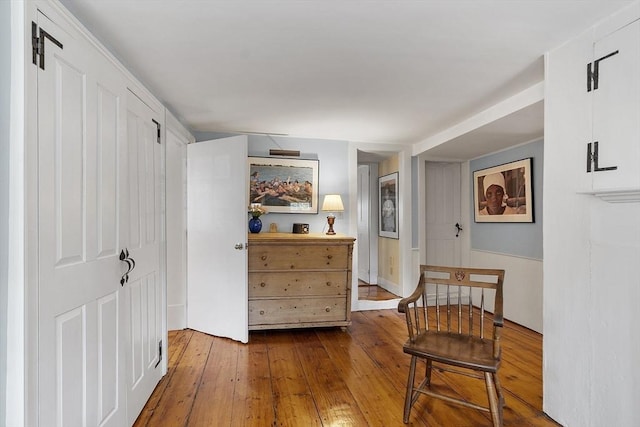20 Andrew St, Salem, MA 01970 - living area with wood-type flooring
