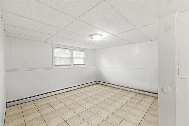 42 Mary Anne Ave, Brockton, MA 02302 - spare room with a paneled ceiling and light flooring