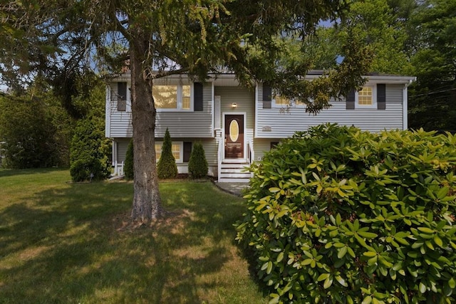 42 Mary Anne Ave, Brockton, MA 02302 - bi-level home featuring a front yard