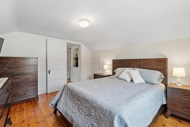 49 Maple St, Oakham, MA 01068 - bedroom featuring lofted ceiling and hardwood / wood-style floors