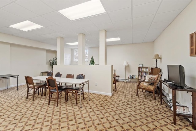 46 Ashford Unit 14, Methuen, MA 01844 - carpeted dining area with baseboards