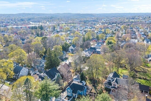 bird's eye view featuring a residential view