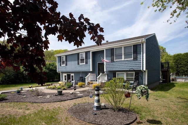 139 Barneyville Rd, Swansea, MA 02777 - split foyer home featuring a front yard
