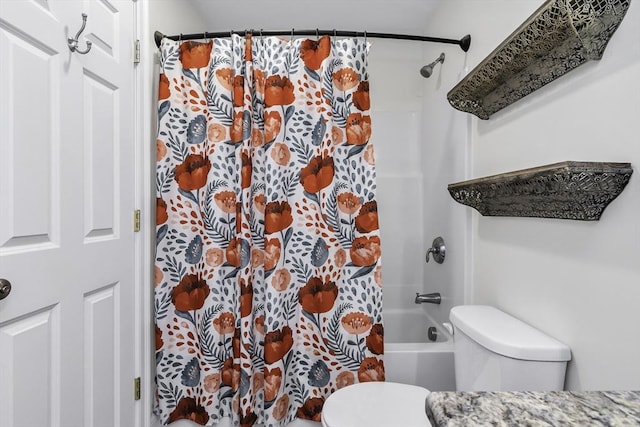 1 Lois Ln, Townsend, MA 01469 - bathroom featuring shower / tub combo and toilet