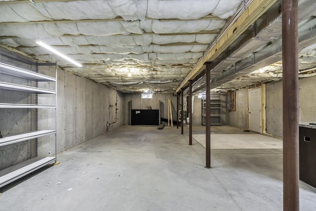 1 Lois Ln, Townsend, MA 01469 - unfinished basement with stairway