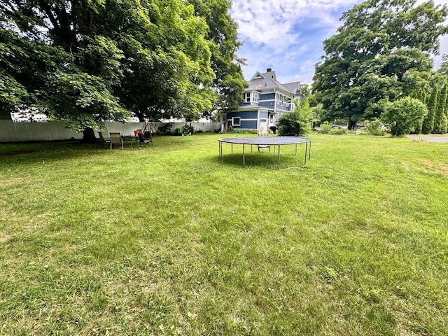 1276 S Main St, Palmer, MA 01069 - view of yard featuring a trampoline