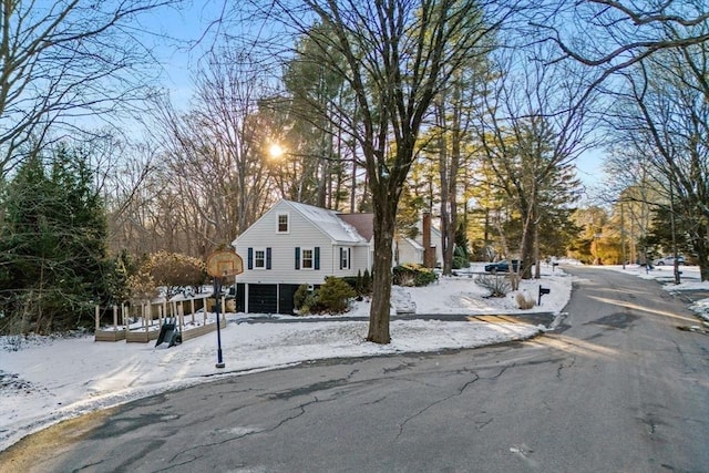 view of front of property featuring an attached garage