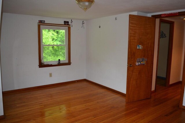 181 Adrian Ave, West Springfield, MA 01089 - empty room featuring wood finished floors and baseboards
