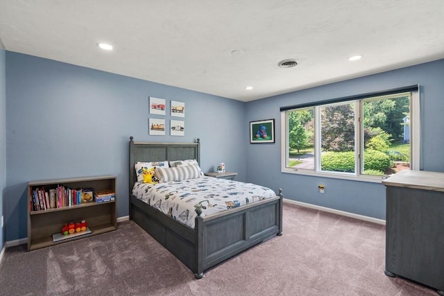 66 Ashcroft Rd, Sharon, MA 02067 - bedroom with carpet flooring, baseboards, and recessed lighting
