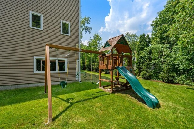 66 Ashcroft Rd, Sharon, MA 02067 - view of playground with a lawn