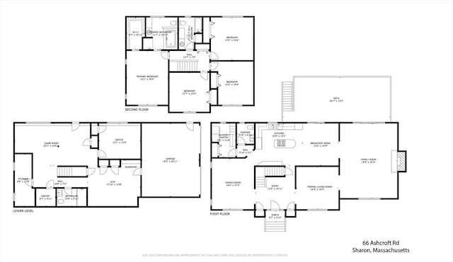 66 Ashcroft Rd, Sharon, MA 02067 - floor plan / room layout