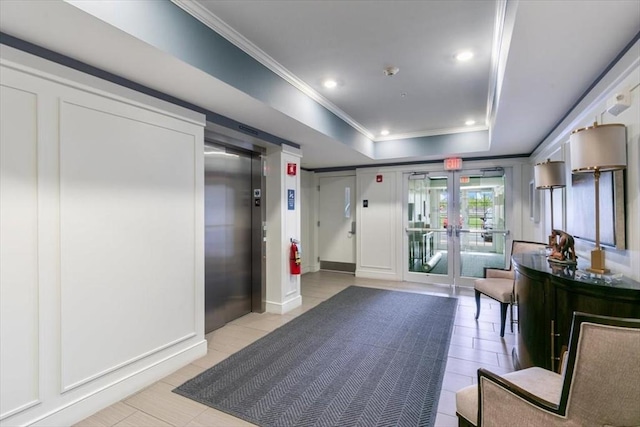 1 Francis Dr Unit 211, Andover, MA 01810 - common area featuring crown molding and recessed lighting