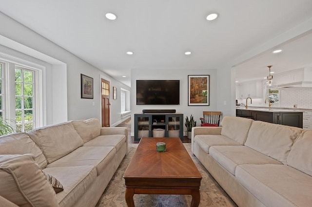 3 Squantum Rd, Paxton, MA 01612 - living area featuring recessed lighting