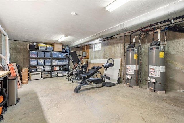 8 Brinton St Unit 2, Boston, MA 02119 - basement with gas water heater