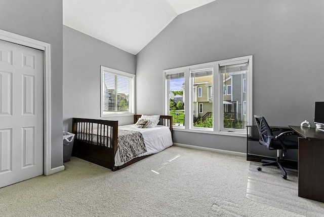 15 Queen Isabella Way Unit 15, Ashland, MA 01721 - carpeted bedroom with vaulted ceiling and an office area