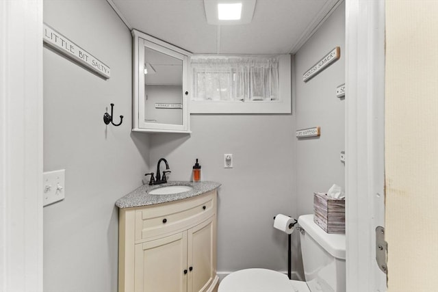 8 Stackpole Cir, Bourne, MA 02532 - half bathroom featuring toilet and vanity
