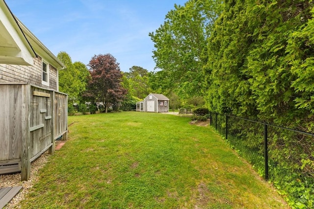 8 Stackpole Cir, Bourne, MA 02532 - view of yard featuring an outdoor structure