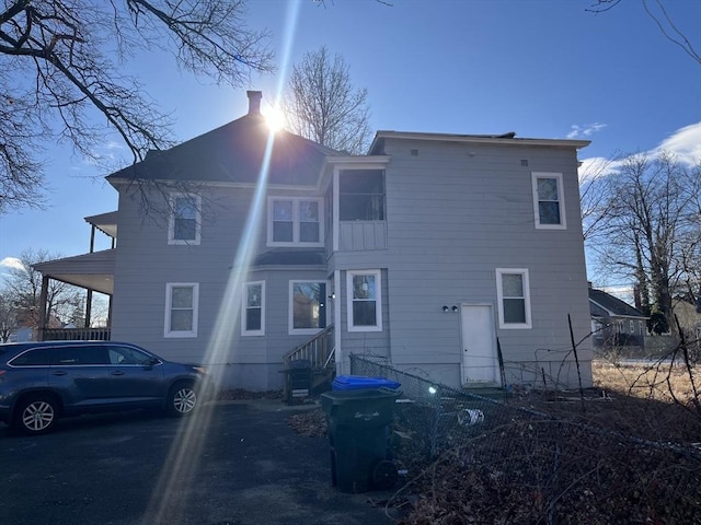 view of rear view of house