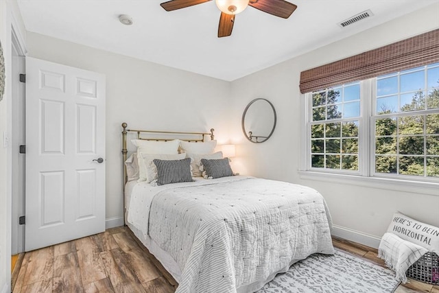 14 Glen Rd, Hopkinton, MA 01748 - bedroom with wood finished floors and ceiling fan