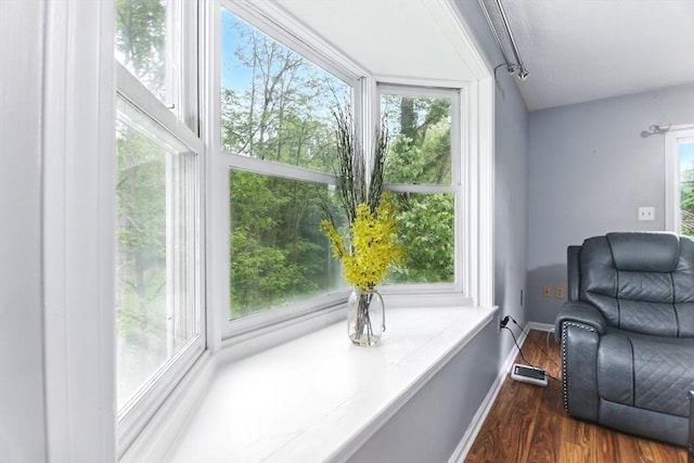 59 Castlegate Dr Unit B, Springfield, MA 01129 - sitting room with dark wood finished floors and baseboards