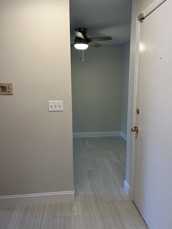 hall with baseboards