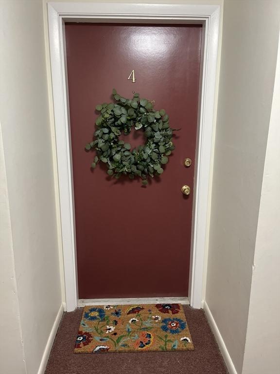 view of exterior entry